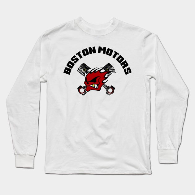 Boston Motors Long Sleeve T-Shirt by Hunter